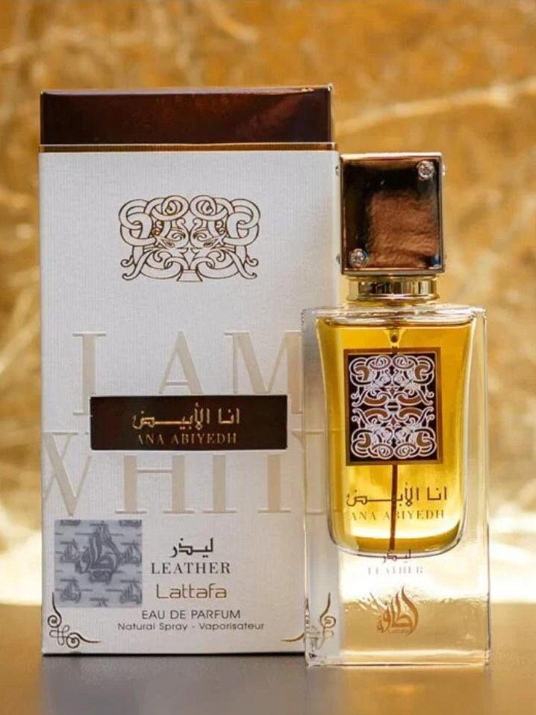lattafa ana abiyedh leather eau de parfum  - 60ml