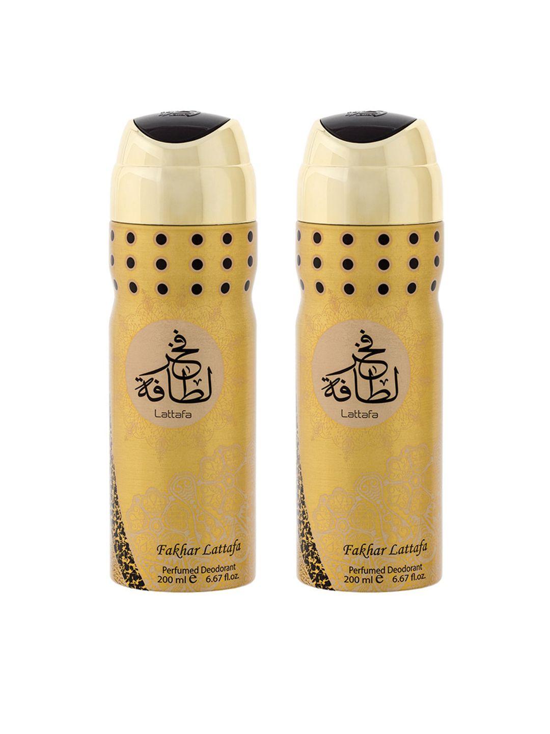lattafa fakhar deodorant perfumed bodyspray,200ml (pack of 2)
