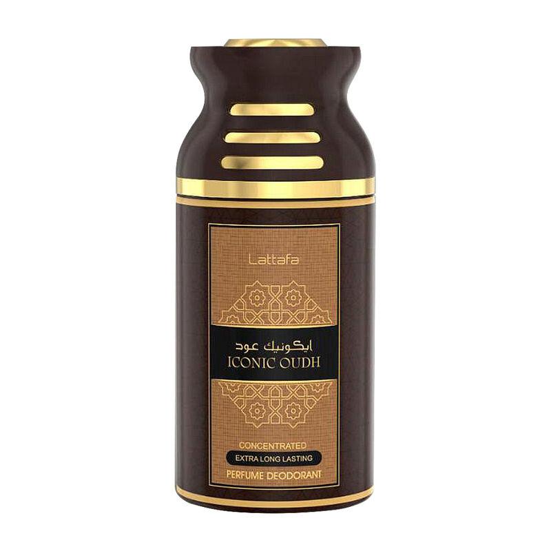 lattafa iconic oudh perfume deodorant for men & women