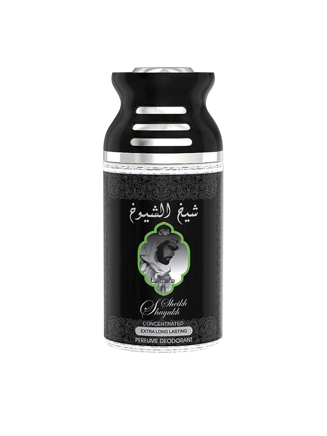 lattafa sheikh al shuyukh long lasting perfumed deodorant spray 250 ml