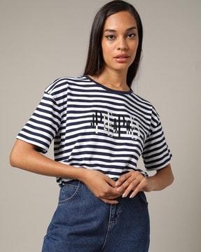 laurel t-shirt with elasticated hemline