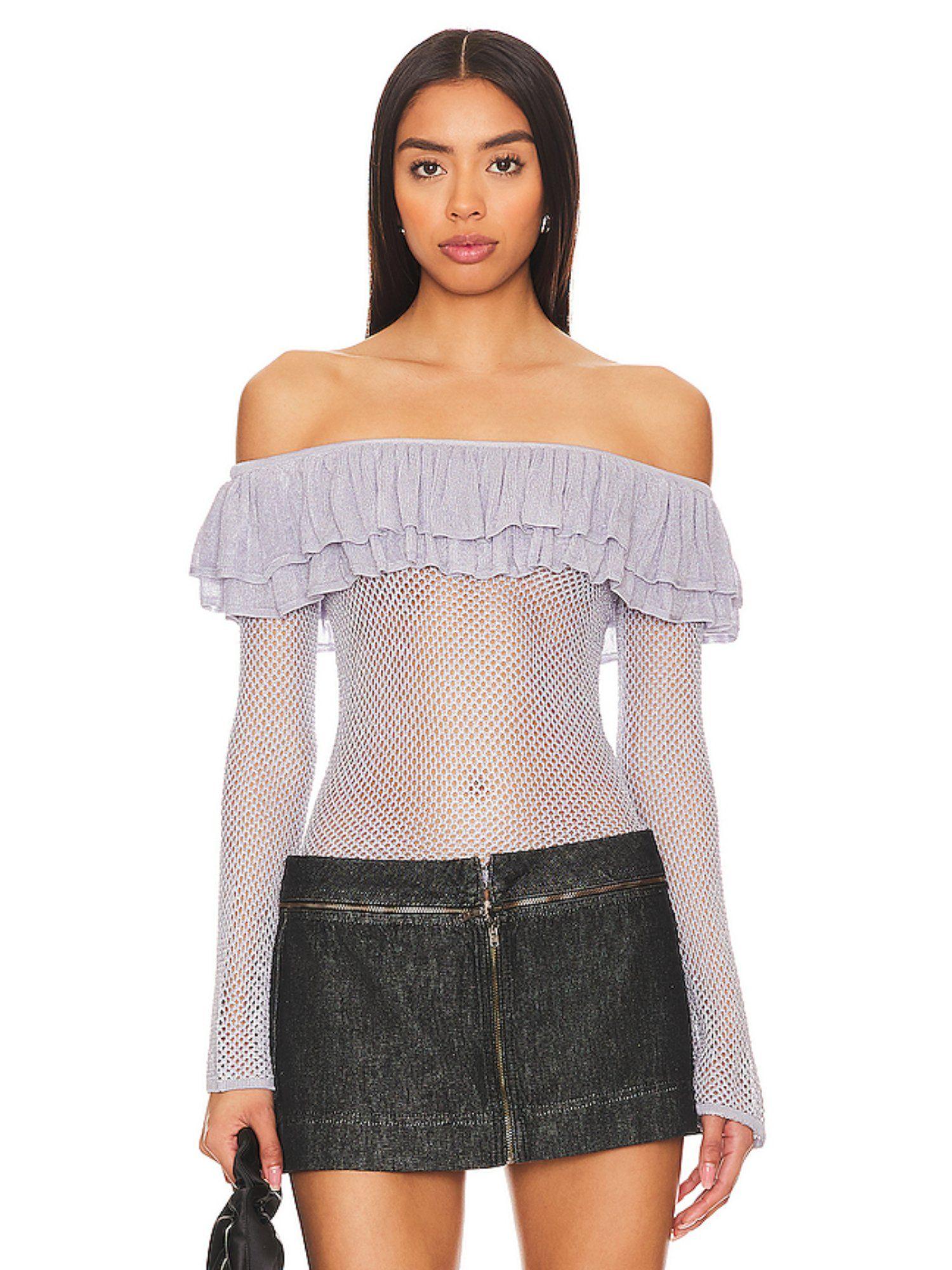 laurien ruffle top