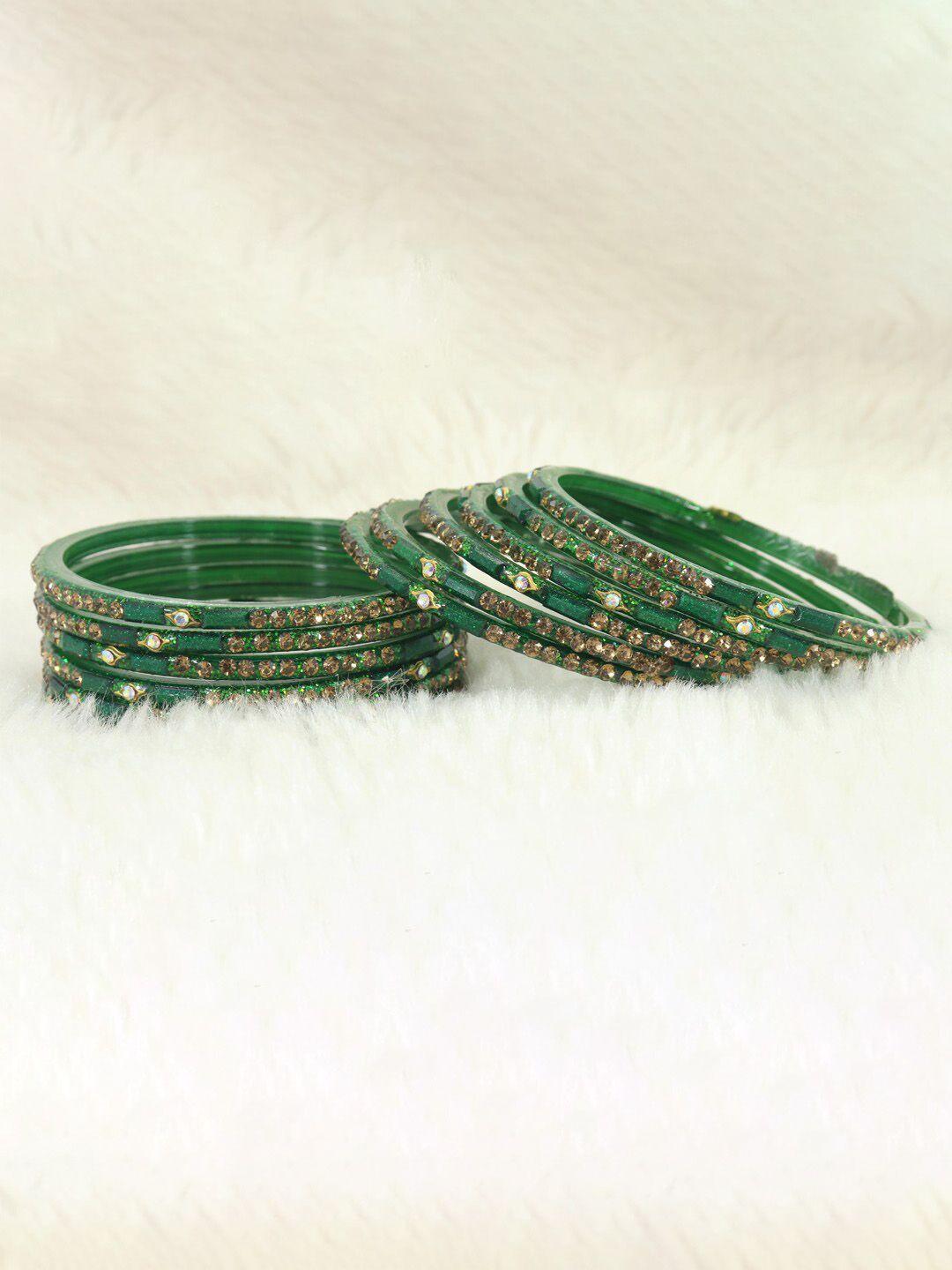 lavazza set of 12 crystal-studded bangles