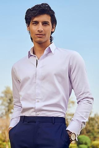 lavender cotton shirt
