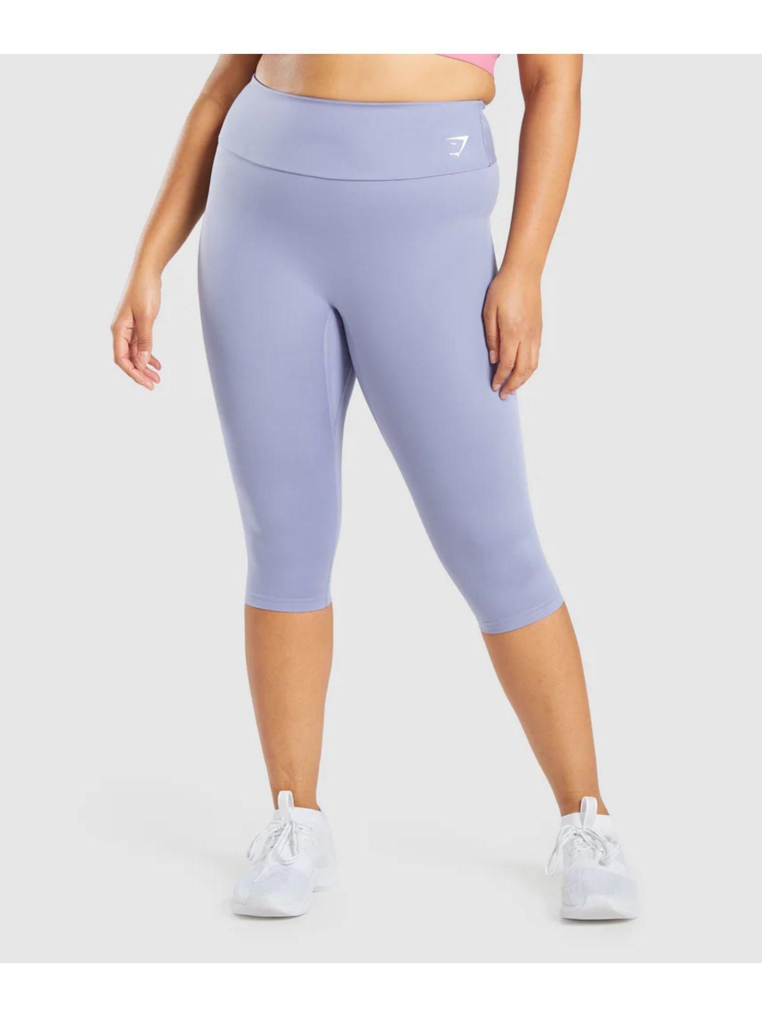 lavender training cropped tights