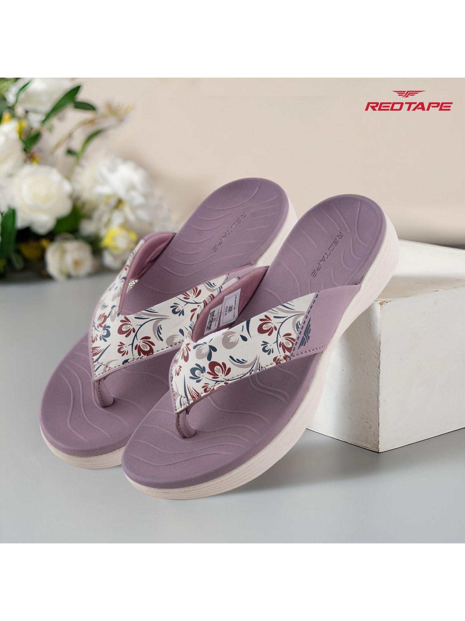 lavender wovens thomes flip flop