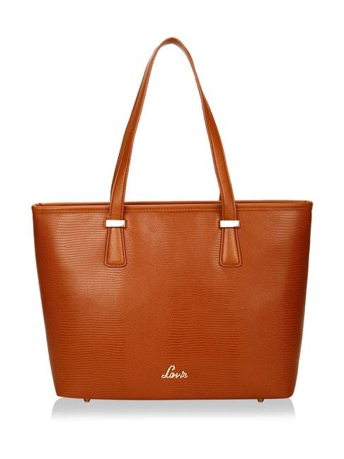 lavie liz sherry tan textured large tote handbag