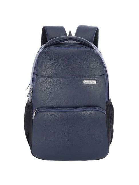 lavie navy medium laptop backpack