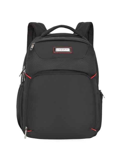lavie sport business pro black polyester solid laptop backpack