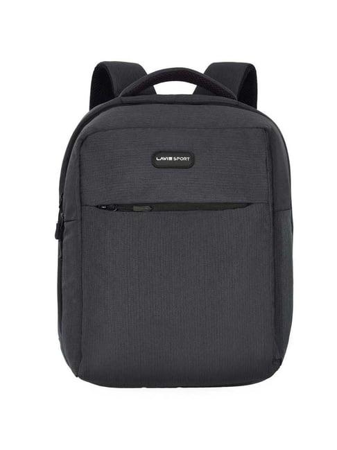 lavie sport crest 18 ltrs black medium laptop backpack