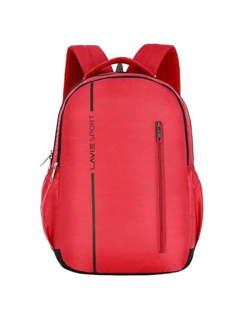 lavie sport streak 36 ltrs red medium laptop backpack