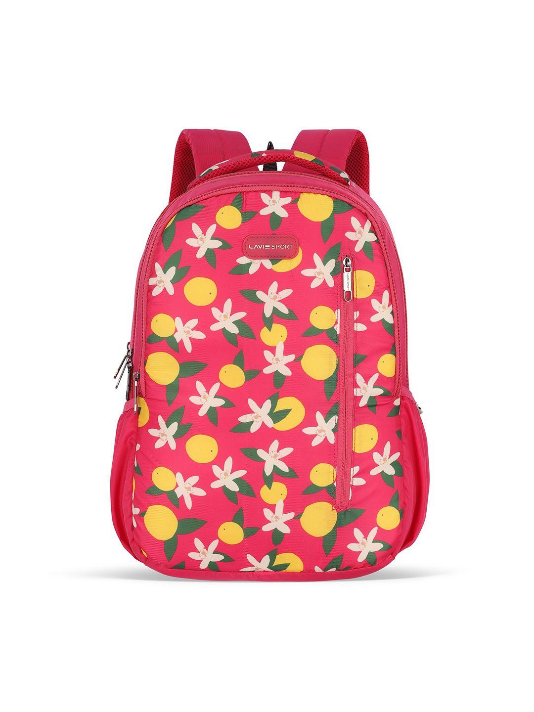lavie sport women floral printed water resistant backpack