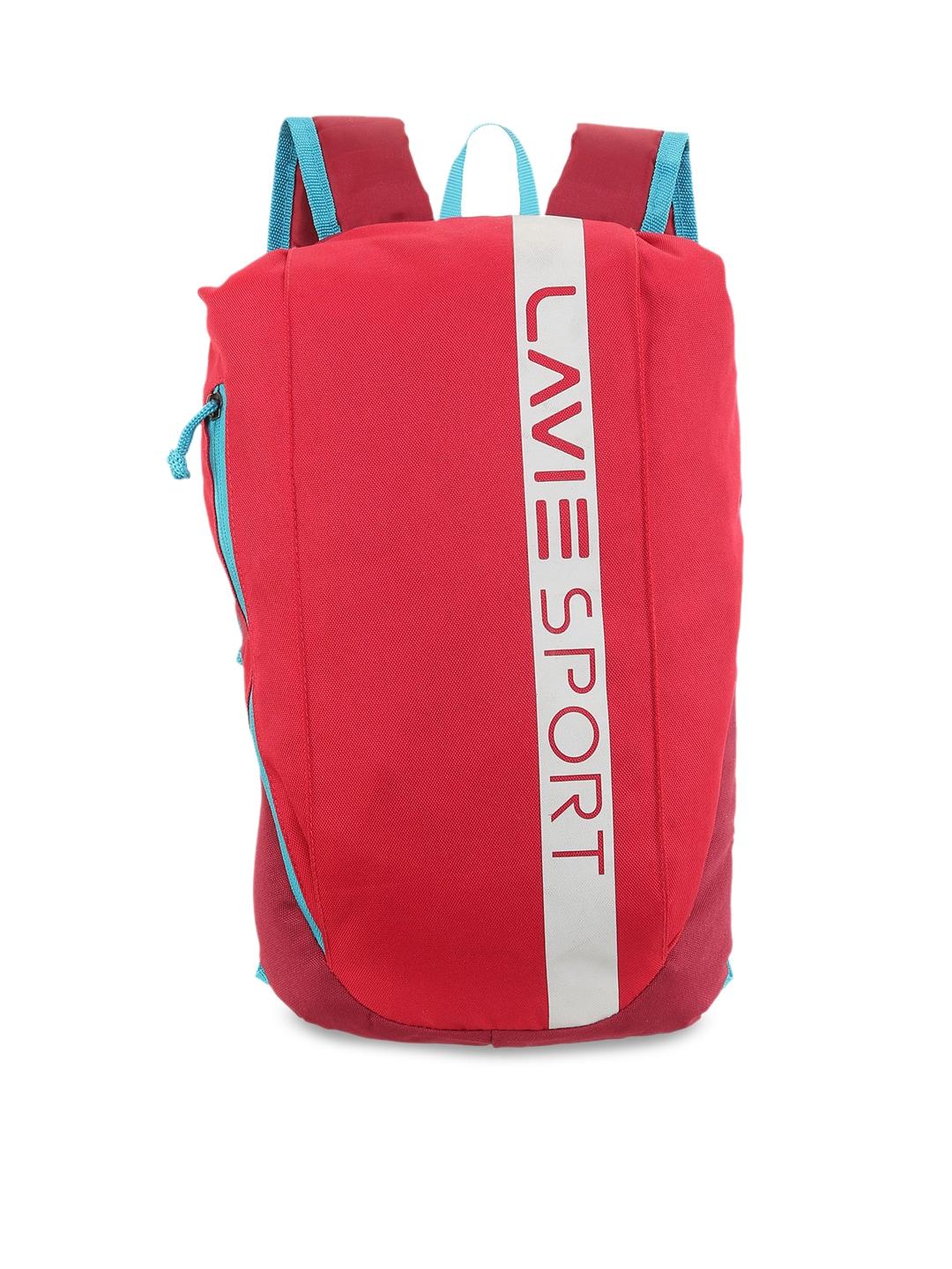 lavie sport women red solid backpack