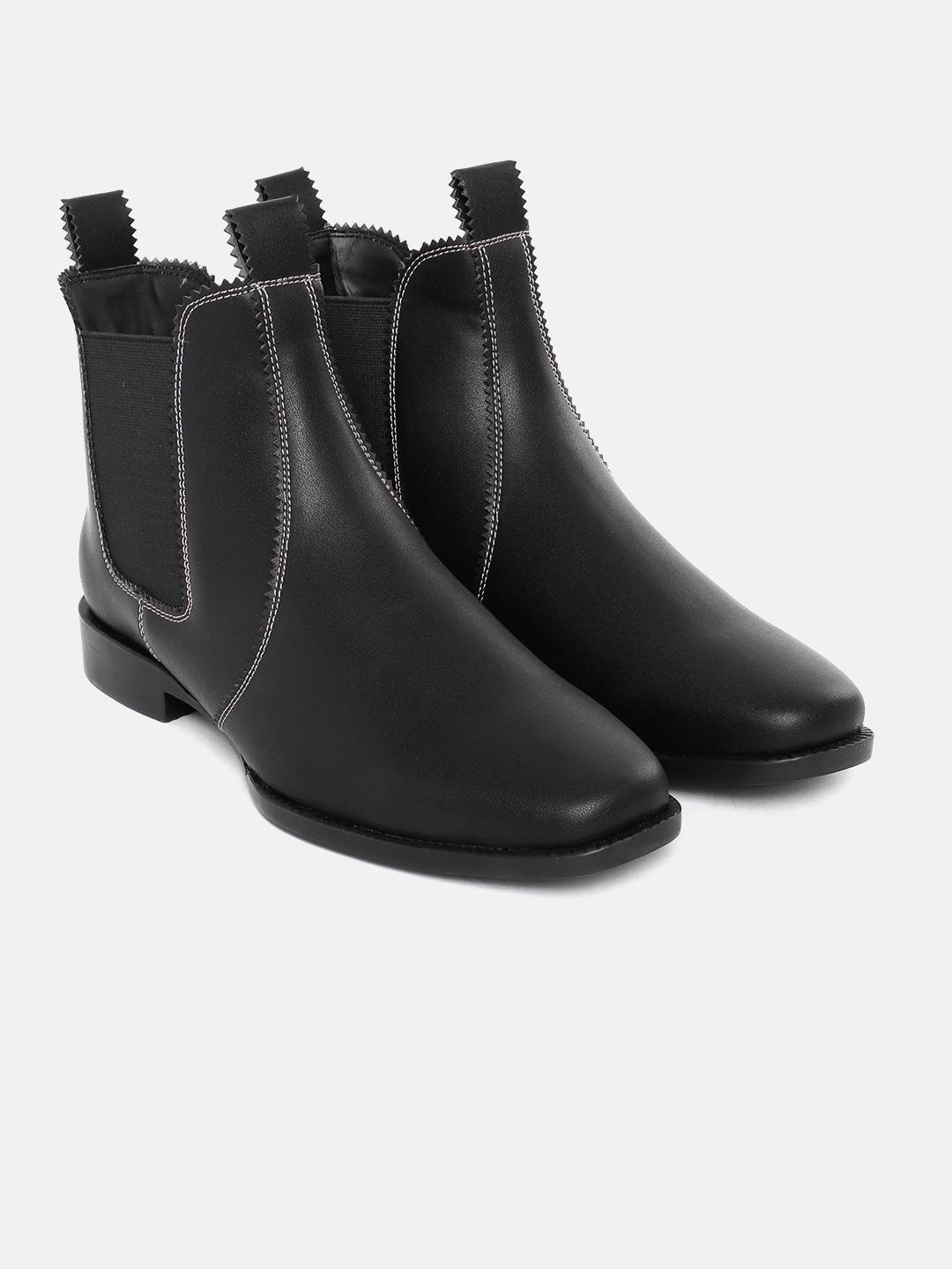 lavie women square-toe mid-top chelsea boots