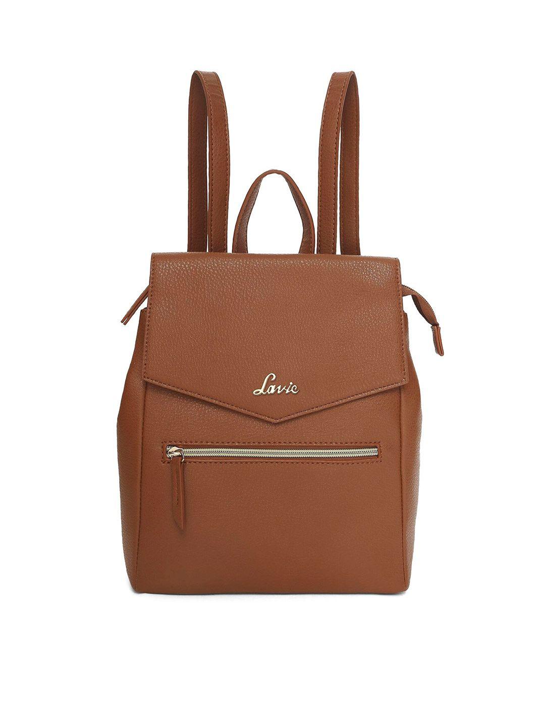lavie women tan solid backpack