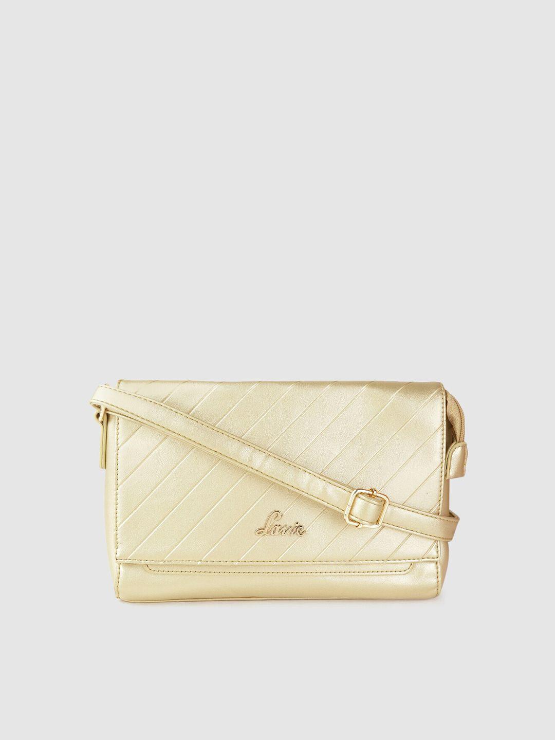 lavie becca women gold-toned foldover slingbag