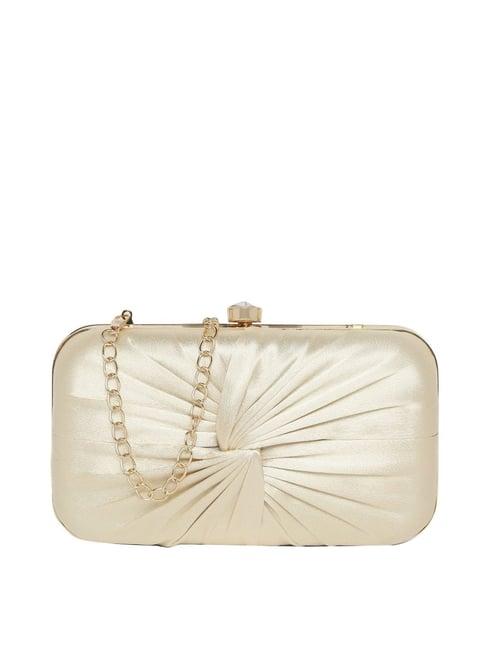 lavie cheer frame beige synthetic clutch