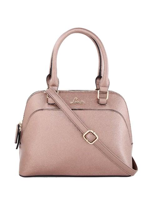 lavie copper textured medium handbag