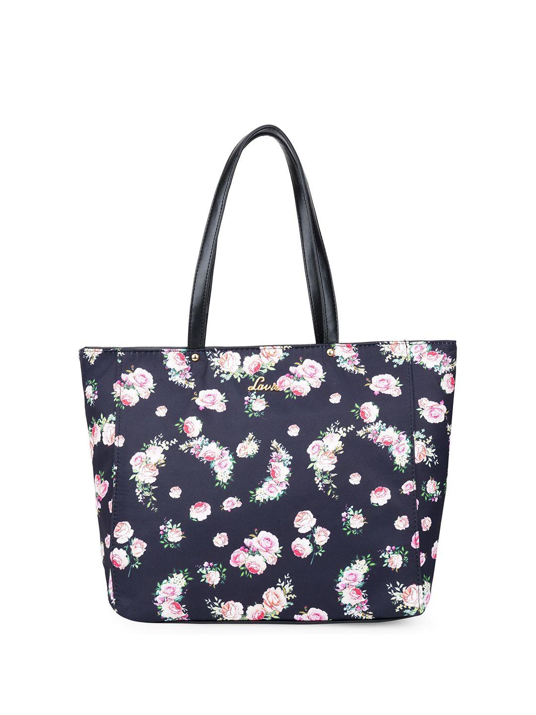 lavie floral printed oversized shopper tote bag