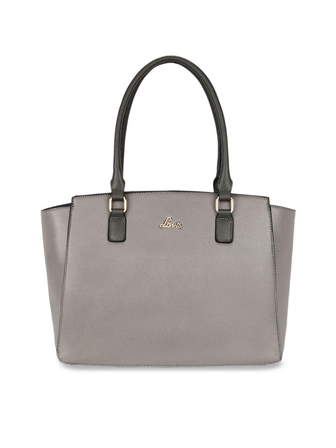 lavie grey structured shoulder bag