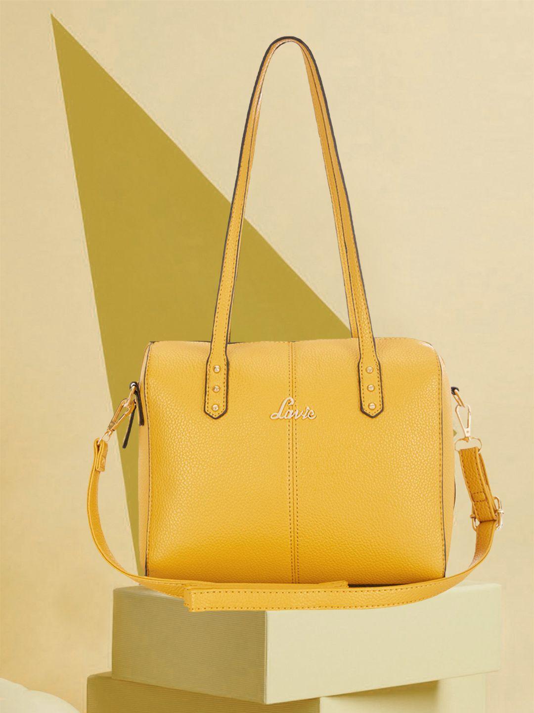 lavie mustard yellow shoulder bag