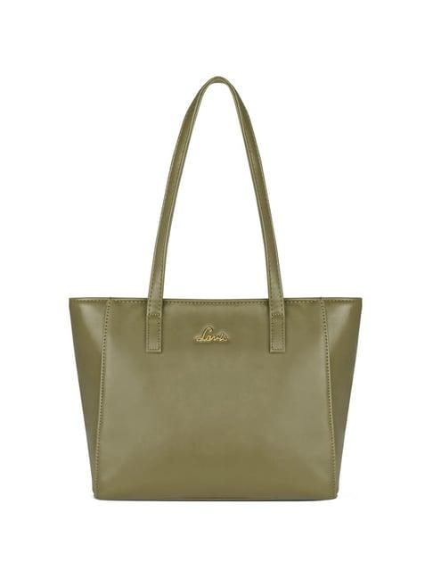 lavie olive solid small shoulder bag