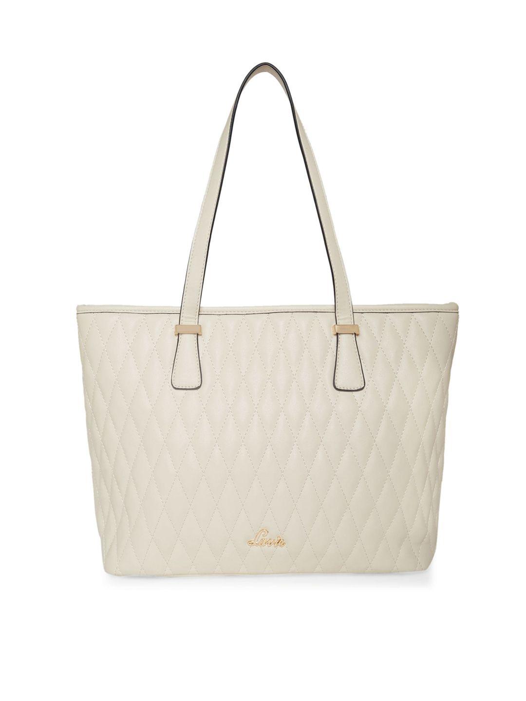 lavie quilted shopper tote bag