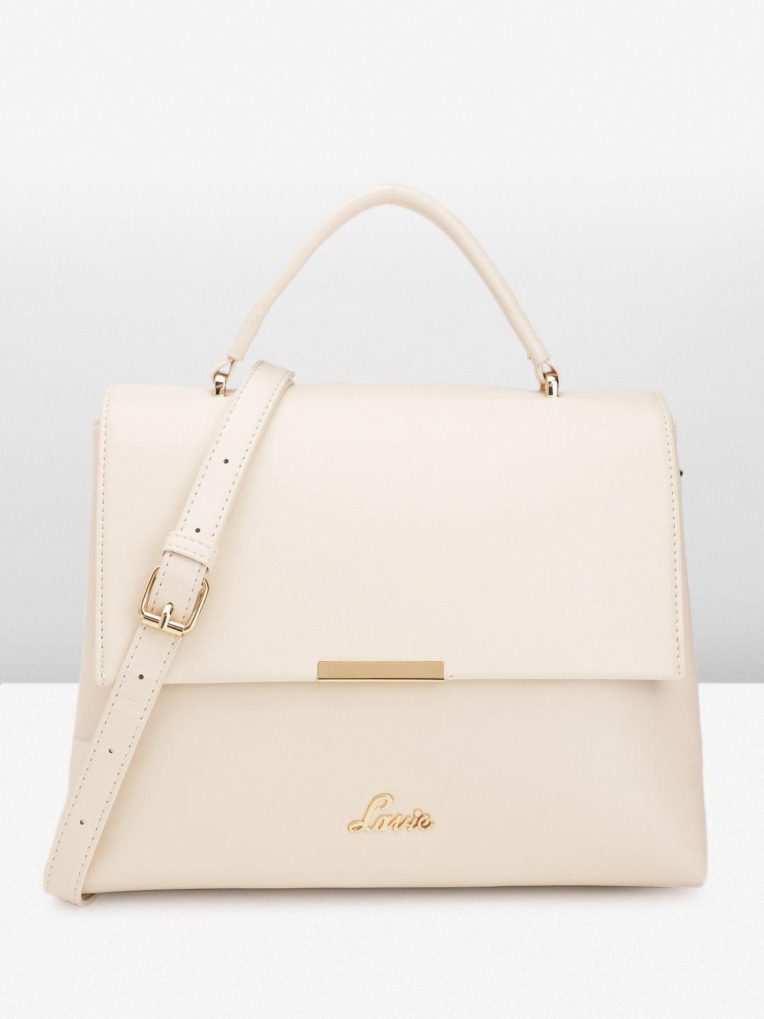 lavie solid structured satchel