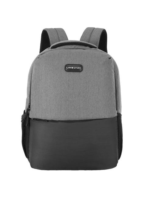 lavie sport apex 21l laptop backpack for men & women (grey)