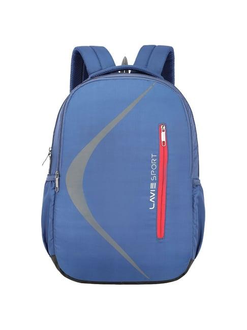 lavie sport boomerang 36l anti-theft laptop backpack for men & women (navy)