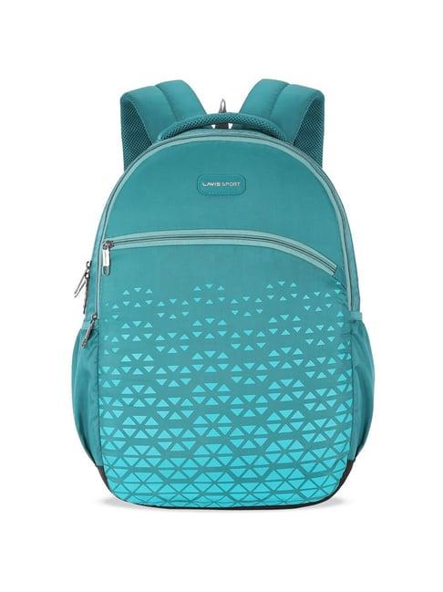 lavie sport chrysolite 34l laptop backpack for boys & girls unisex casual bag for men & women (teal)