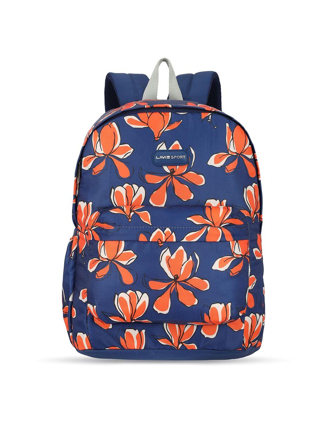 lavie sport floral printed ergonomic strap backpack