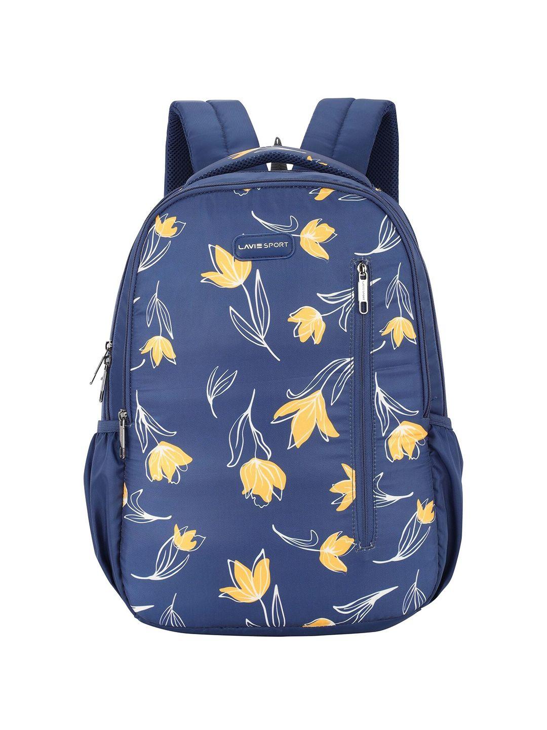 lavie sport girls floral printed padded backpack