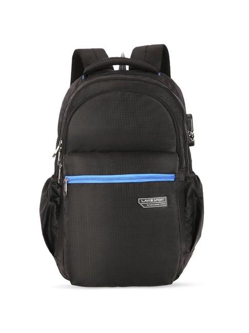 lavie sport maxis 32l laptop backpack for men & women (black)