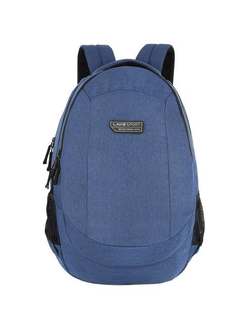 lavie sport peak 34l laptop backpack for men & women |boys & girls (navy)