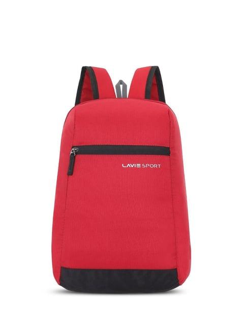 lavie sport red solid backpack