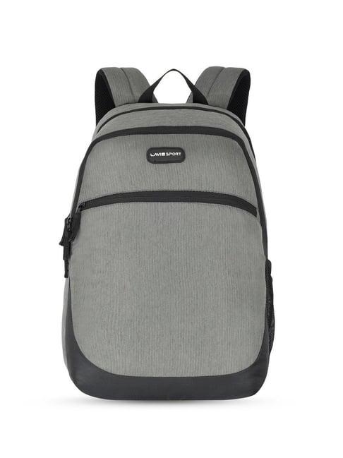 lavie sport ruler 32l laptop backpack for men & women (grey)