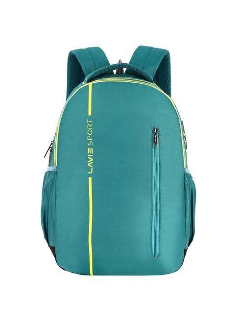 lavie sport streak 36l anti-theft laptop backpack for men & women laptop bag for boys & girls (teal)