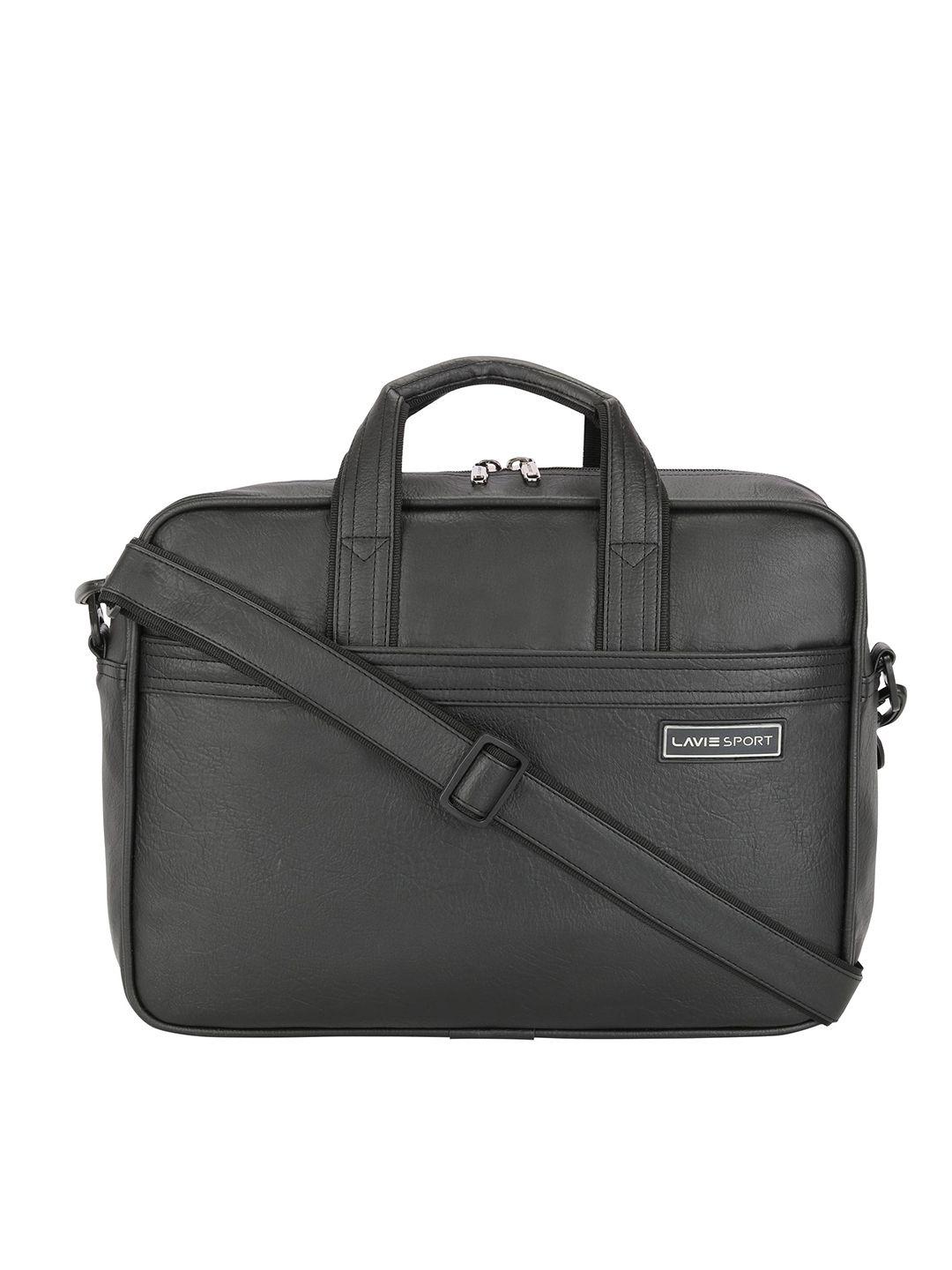 lavie sport unisex black director laptop briefcase bag