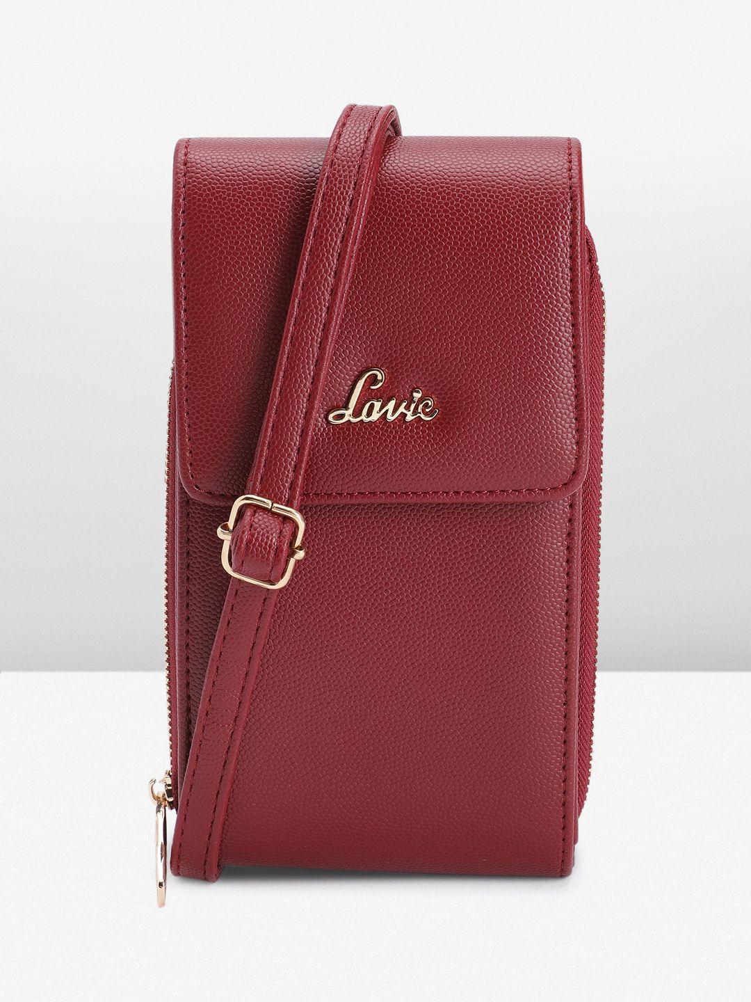 lavie textured structured sling bag