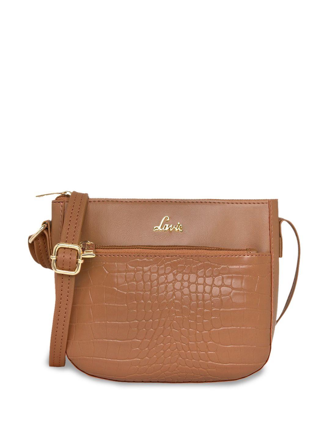 lavie textured structured sling bag