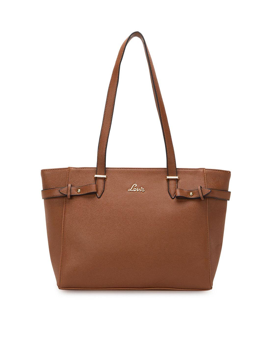 lavie textured structured tote bag