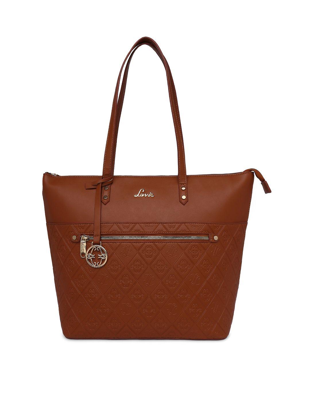 lavie textured structured tote bag