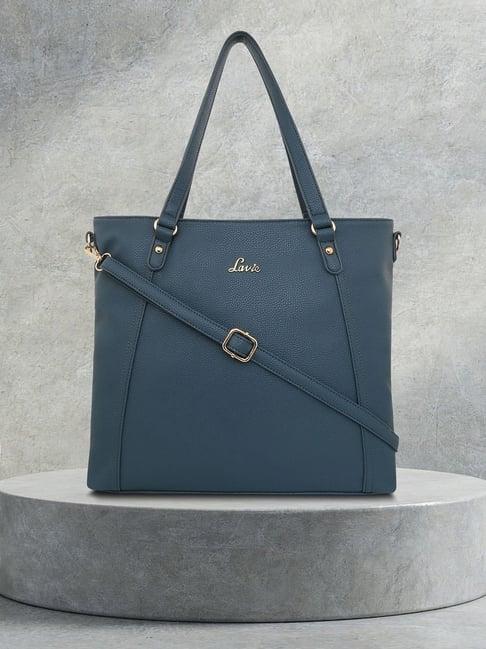 lavie wodehouse powder blue medium tote handbag