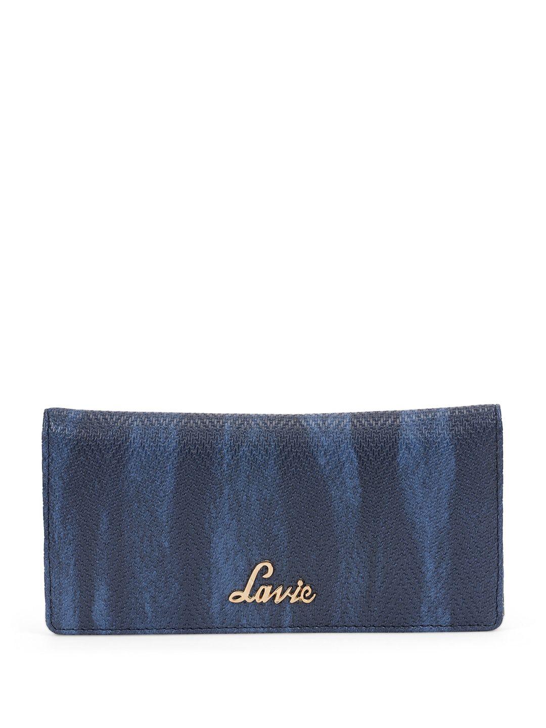 lavie women abstract textured two fold wallet