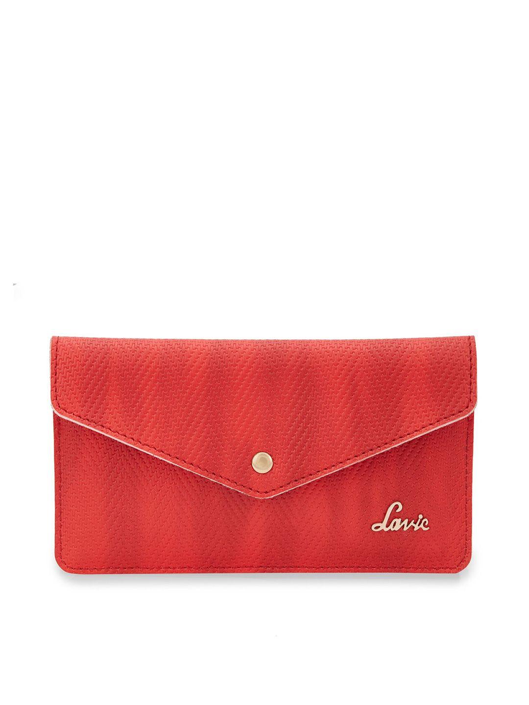 lavie women textured synthetic leather envelope