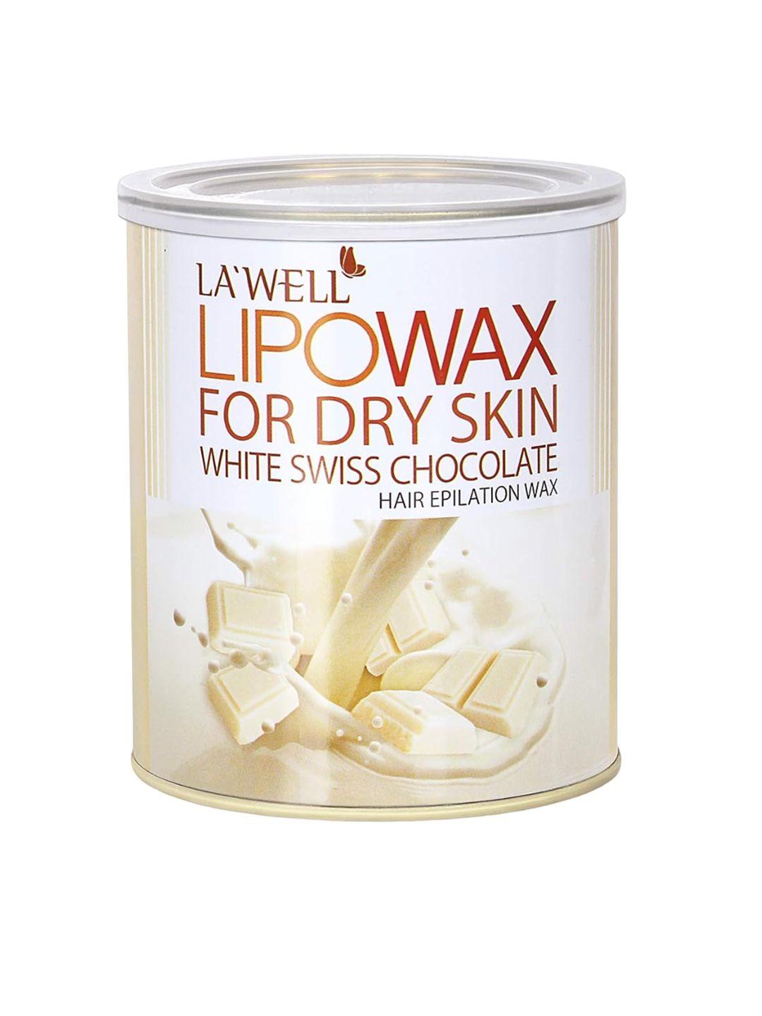 lawell professional lipowax white swiss chocolate wax 750g