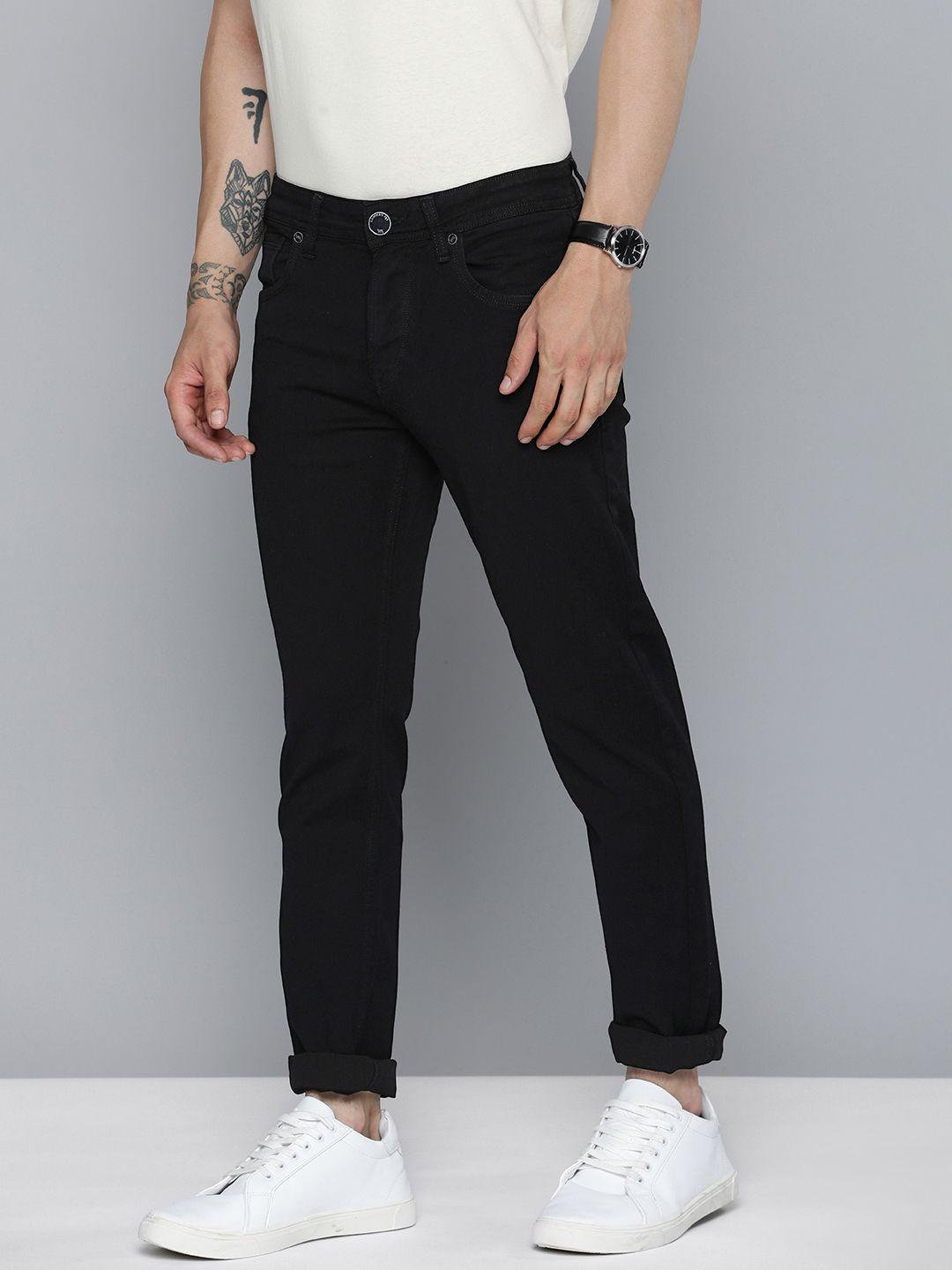 lawman pg3 men slim fit stretchable mid-rise jeans