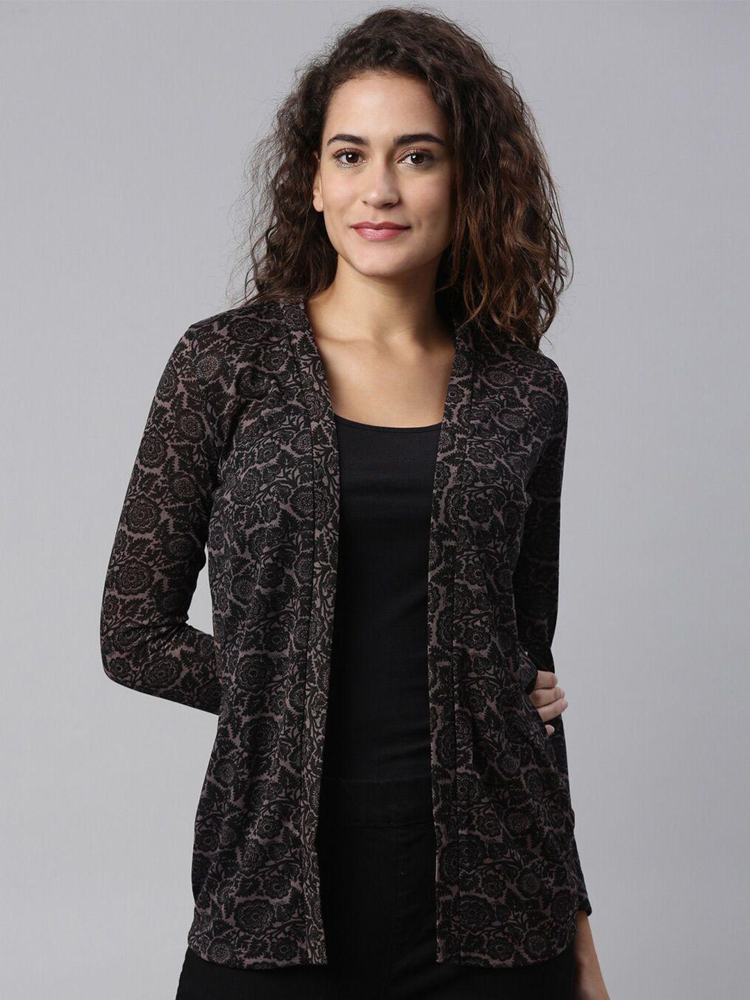 laya women printed shrug