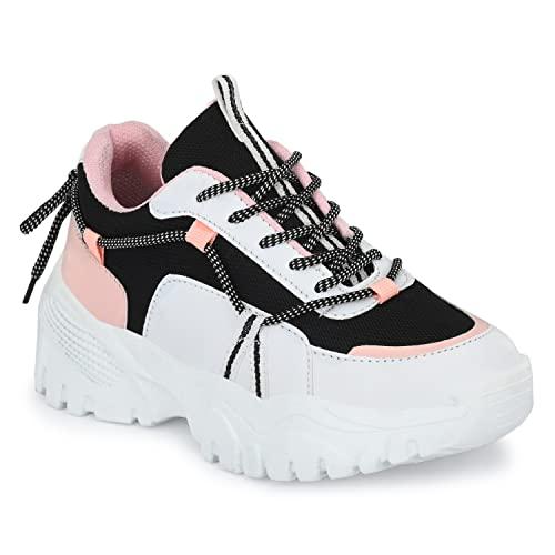 layasa comfotable lightweight casual sneaker for women/girls (pink, numeric_5)